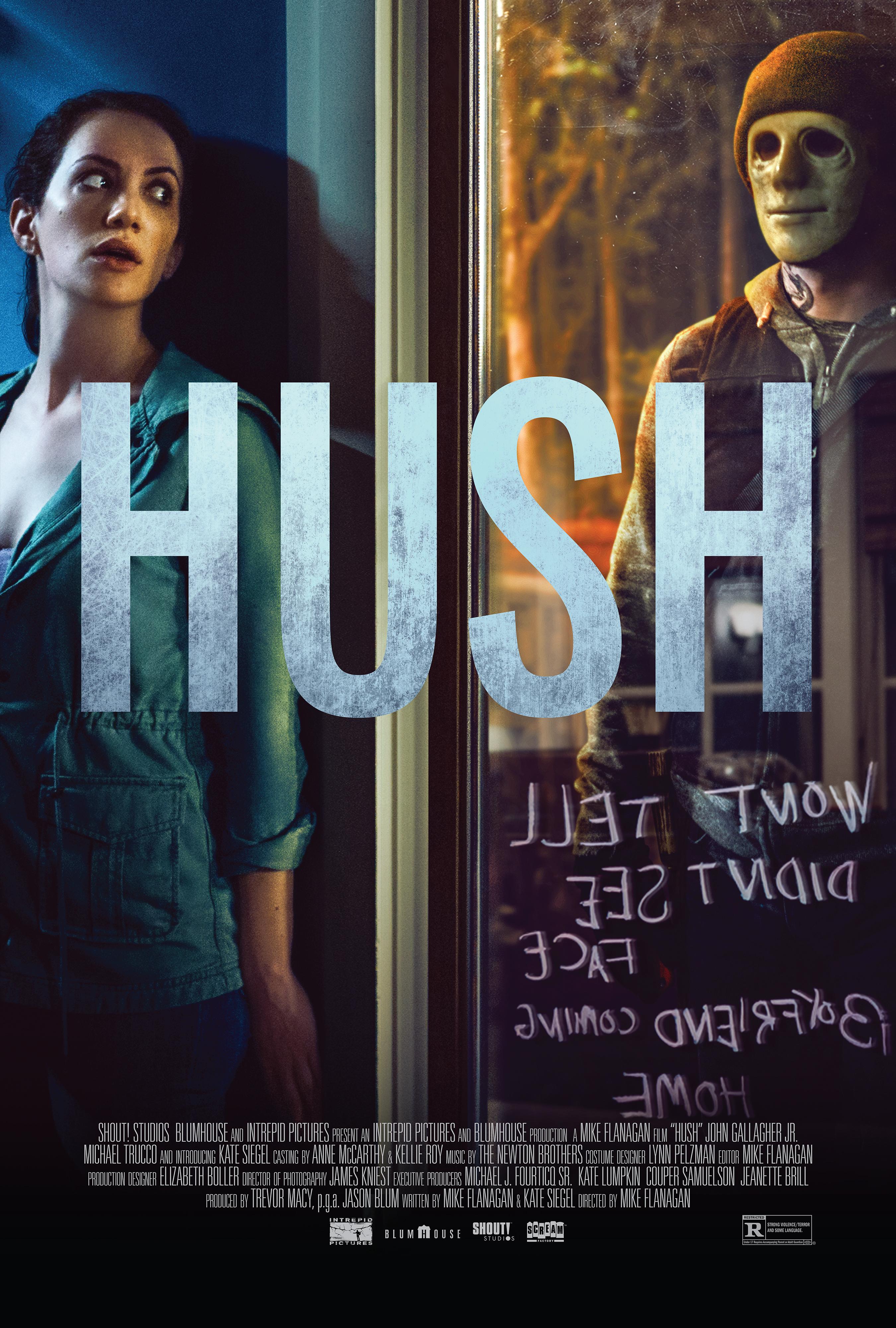 Arte de terror inspirada em Hush